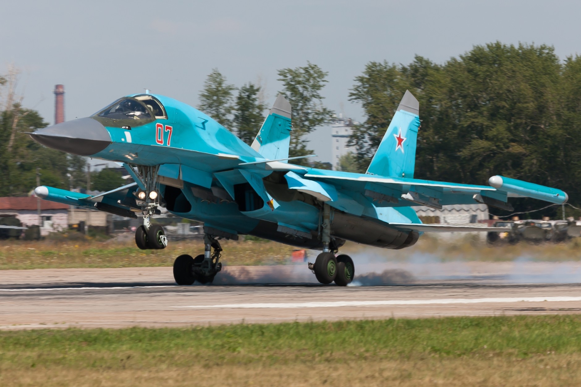 The Su-34 is the most modern machine in the Russian air fleet