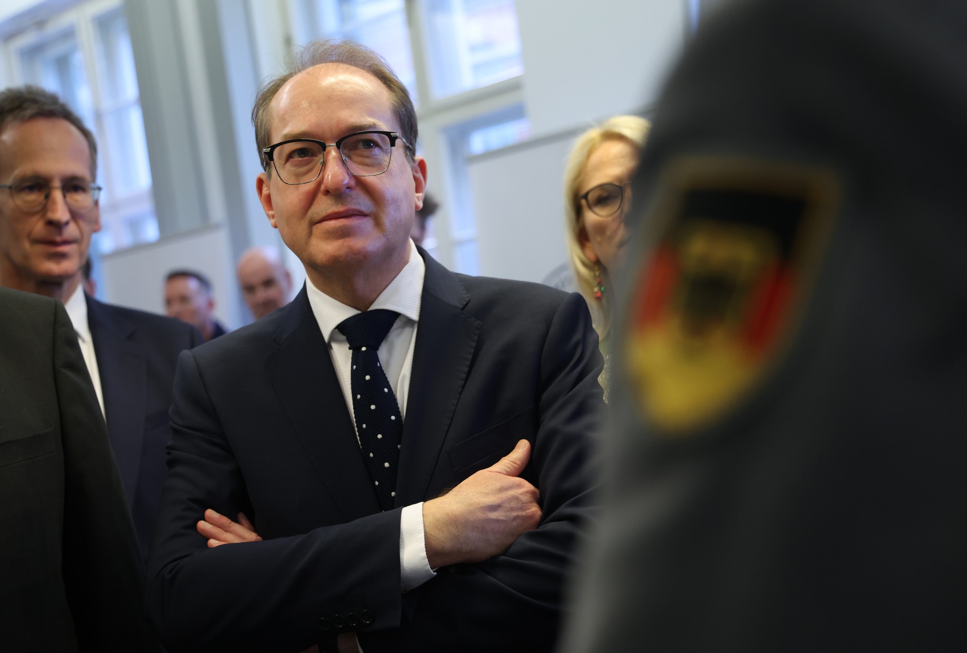 Minister spraw wewnętrznych Niemiec Alexander Dobrindt w Berlinie, 17 grudnia 2025 r.