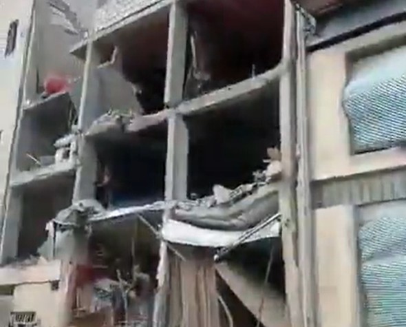 VIDEO Four dead and several injured after an Iranian missile fell in Syria