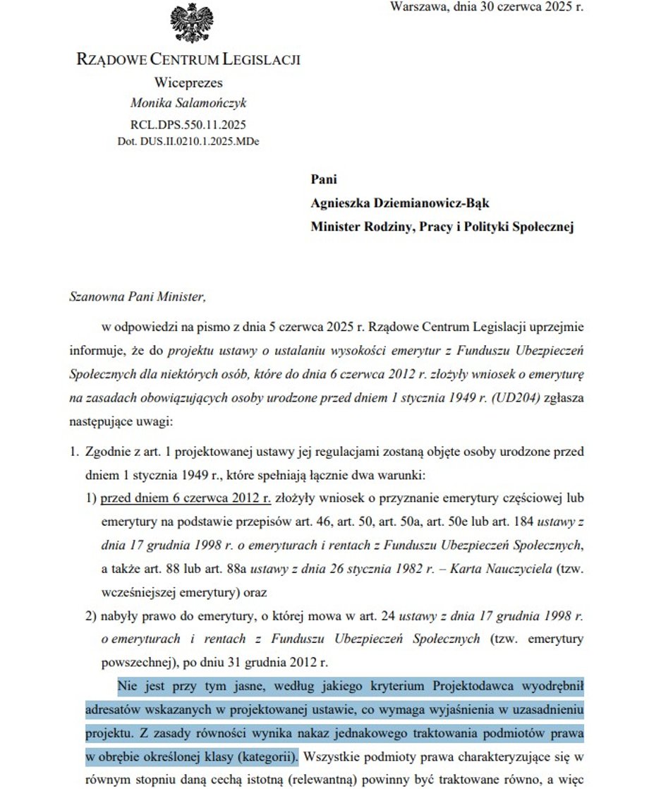 RCL position