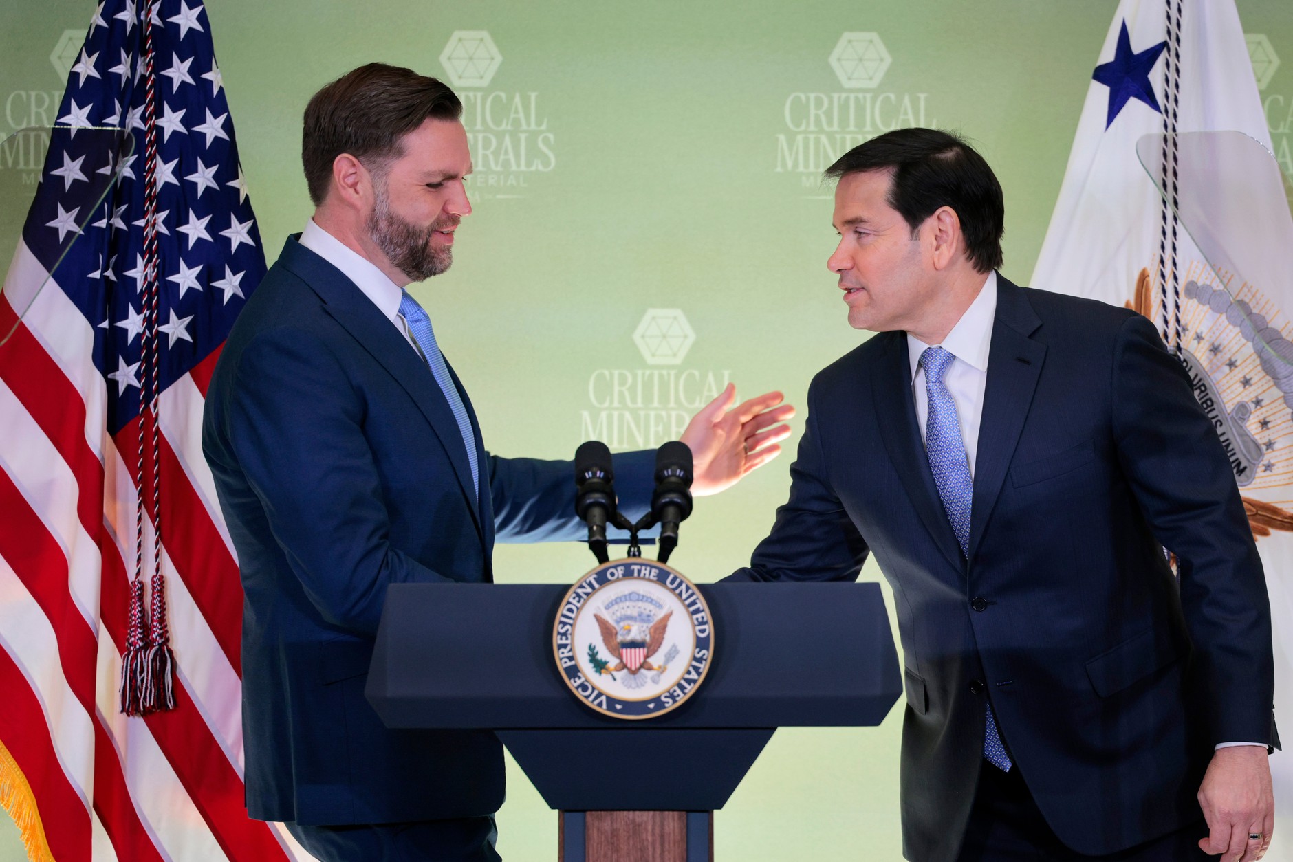 U.S. Vice President J.D. Vance and Secretary of State Marco Rubio in Washington, February 4, 2026.