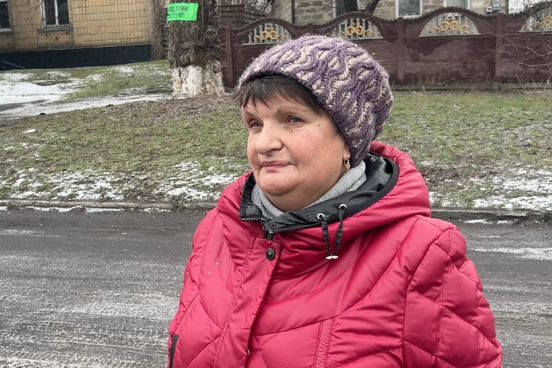 Nadia Yevgenivna has lived in Oleksandrivka for over 30 years