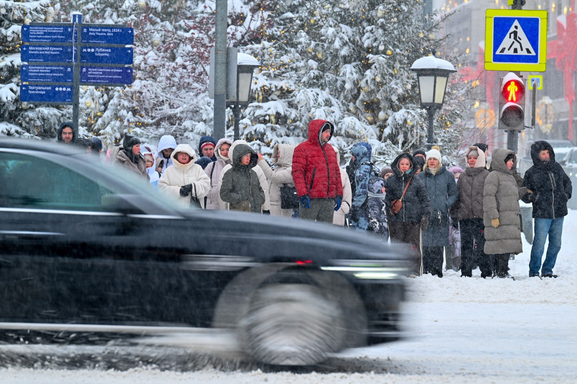 Everyday life in Moscow, January 9, 2026.