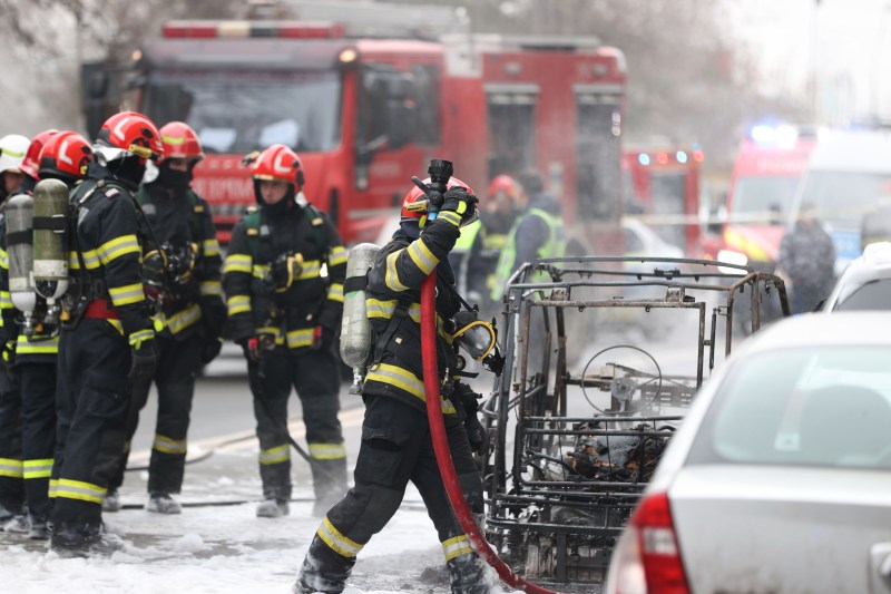PHOTO Film of the accident in Sector 6, where a woman died after the electric car caught fire while driving