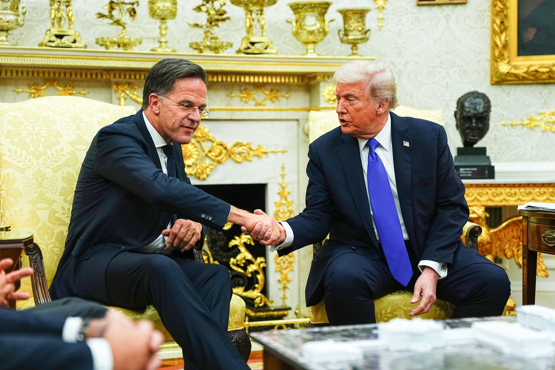 Mark Rutte and Donald Trump, president of the USA. Washington, October 22, 2025  