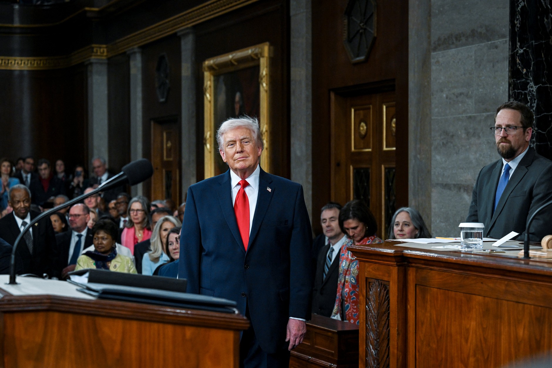 US President Donald Trump during his address to Congress, Washington, February 24, 2026.
