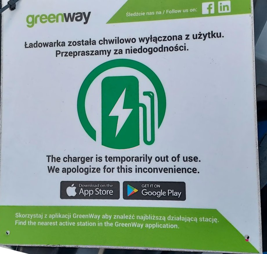 We noticed a sign with this content at the station in Rumia. And sites excluded from use were a common occurrence along the route