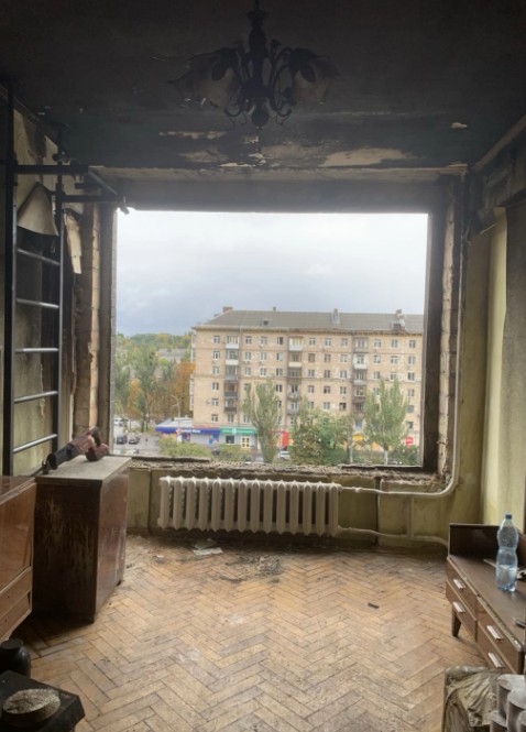The interviewee's apartment