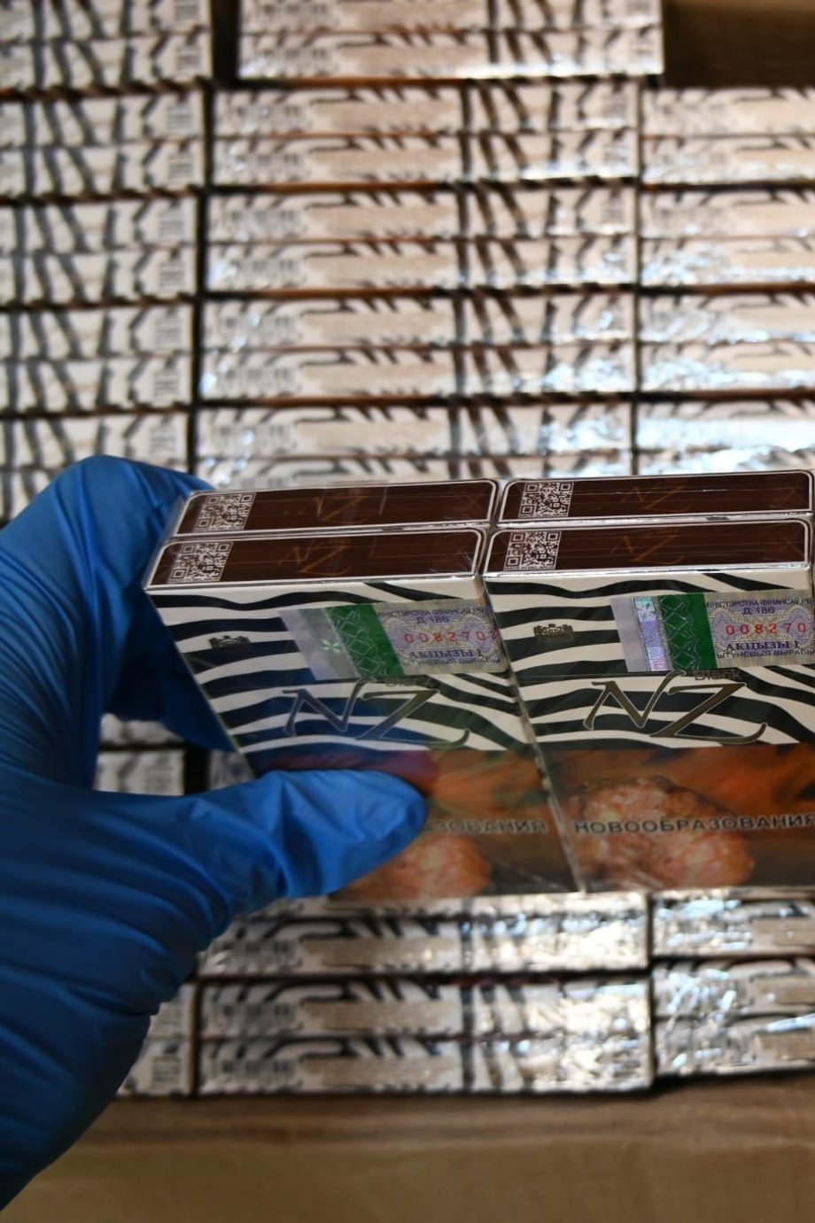 Cigarettes smuggled using a weather balloon.