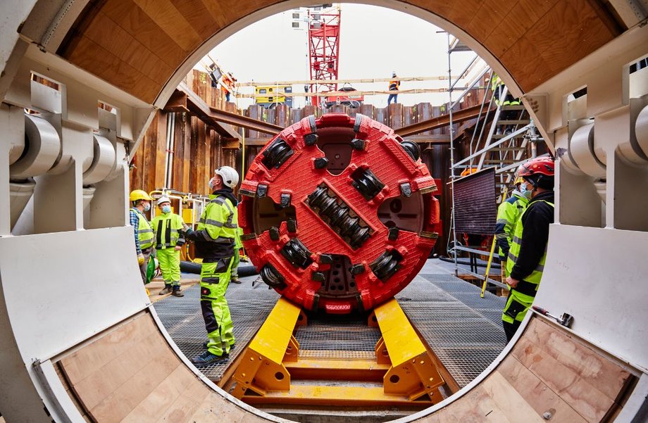 Baltic Pipe - tunnel drilling, Pogorzelica