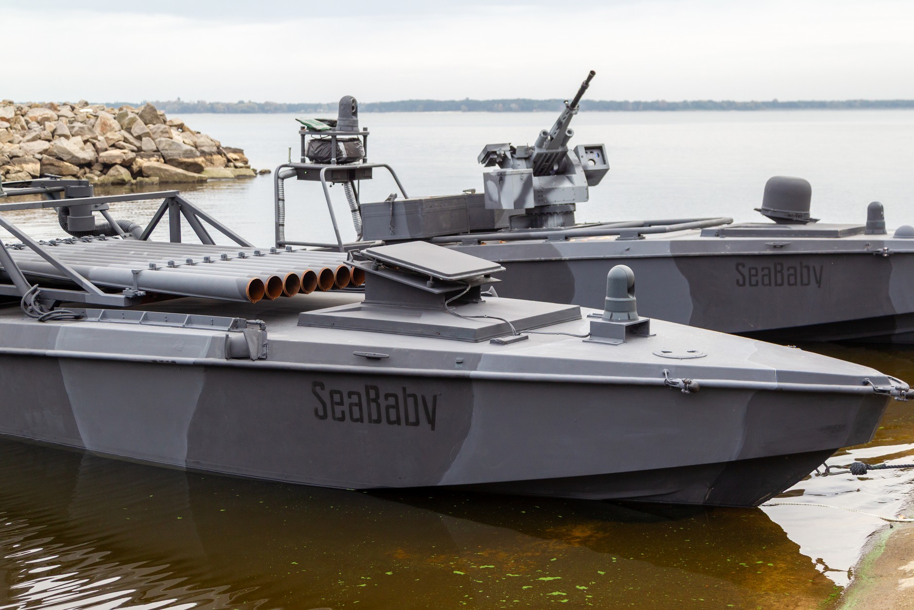 Ukrainian Sea Baby naval drone - such an unmanned unit was used to attack a Russian submarine (illustrative photo)
