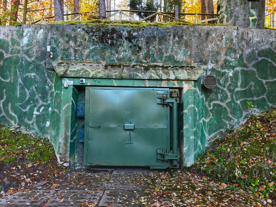 Entrance to the former nuclear weapons warehouse