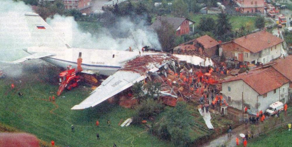 An-124 disaster in Turin
