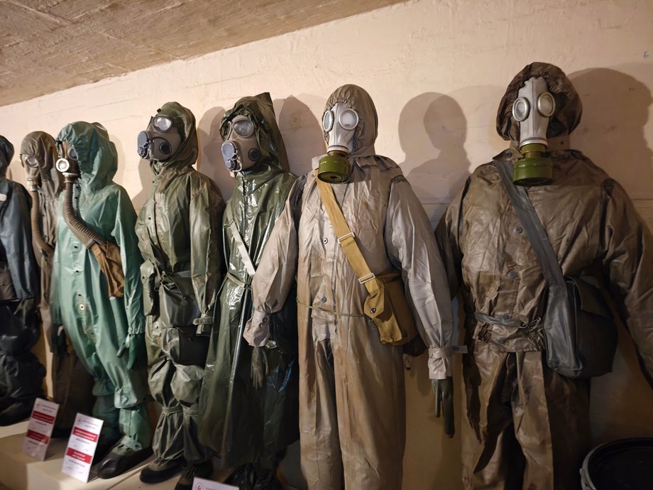 Overalls for the facility's soldiers