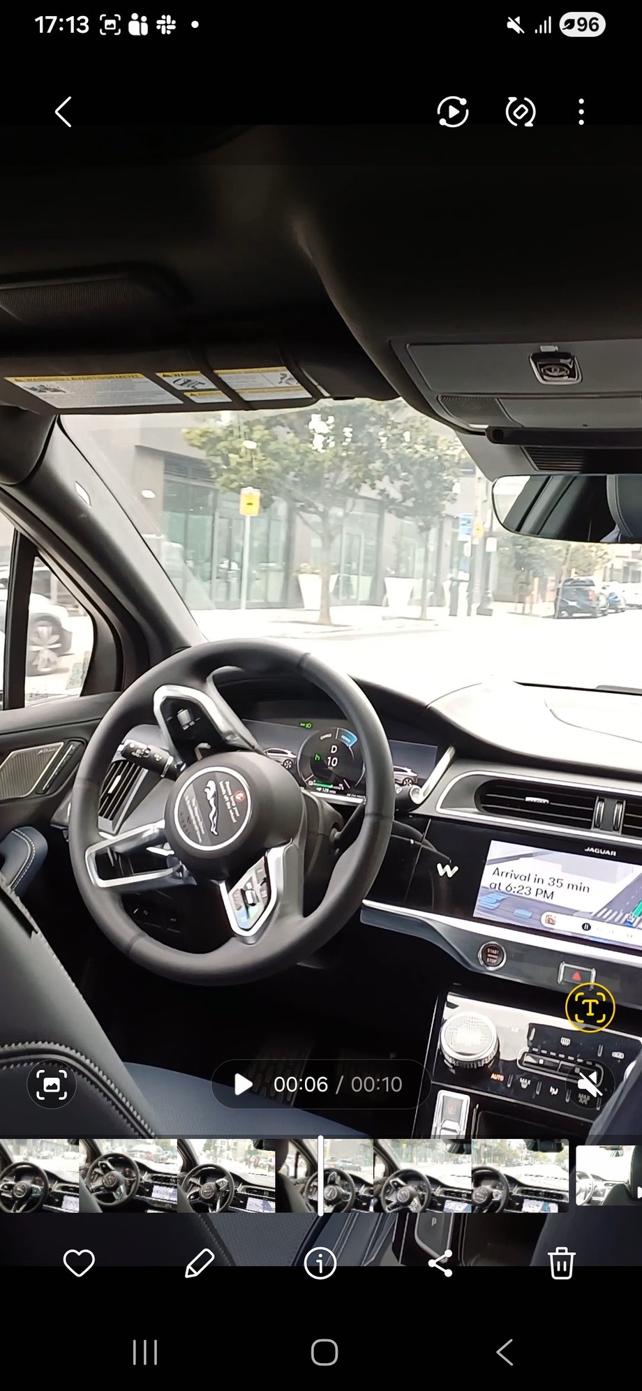The lack of a driver does not interfere with driving