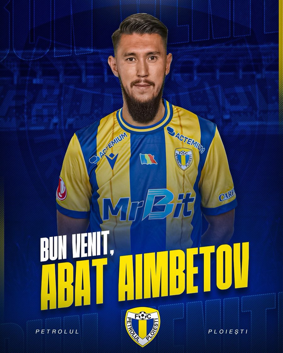 Petrolul Ploiești presented the striker with 45 selections to the national team