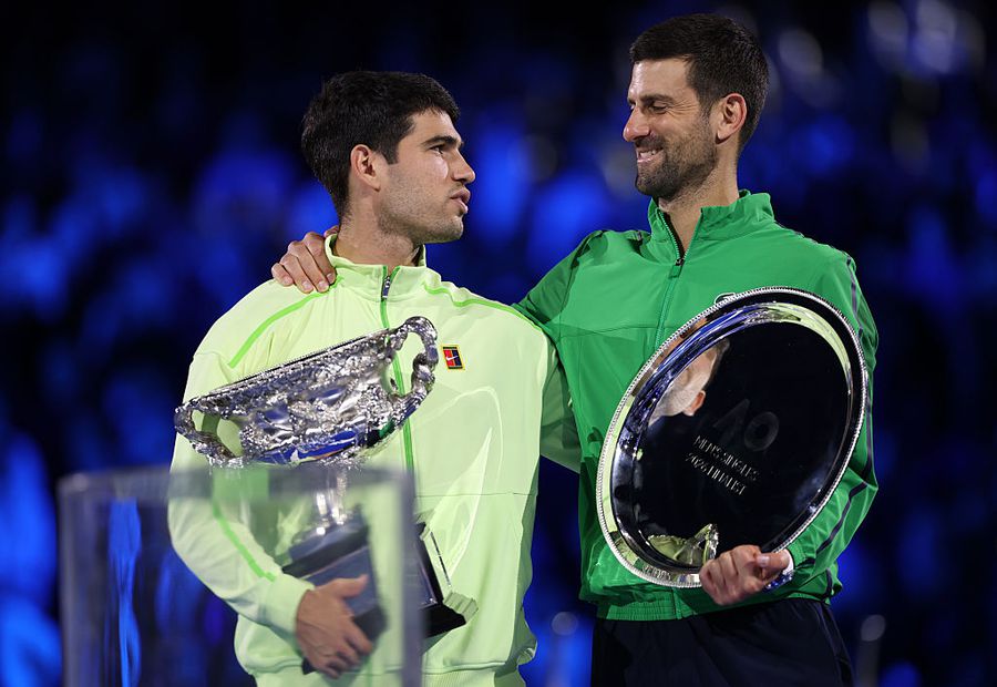 How Alcaraz celebrated and how Djokovic reacted after the Australian Open 2026 final / PHOTO: GettyImages Carlos Alcaraz and the fuel for new career goals: