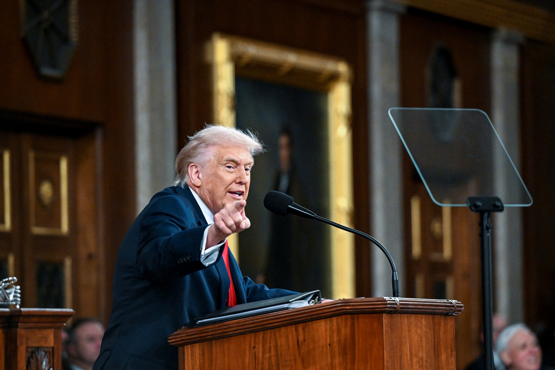 US President Donald Trump during his address to Congress, Washington, February 24, 2026.