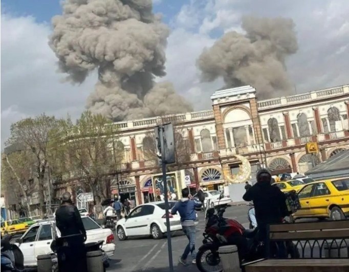 Images from the capital of Iran, after the attack launched by Israel Photo: X.com