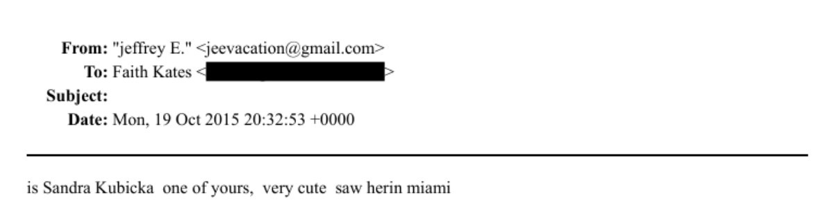 J. Epstein's correspondence - photo: materials of the US Department of State