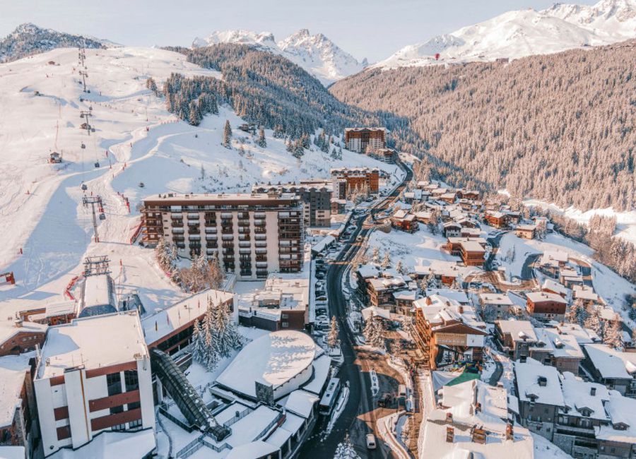 Image from the resort of Courchevel, which bills itself as the 'skiing capital of the world' Mihai Rotaru, skiing accident in Courchevel »