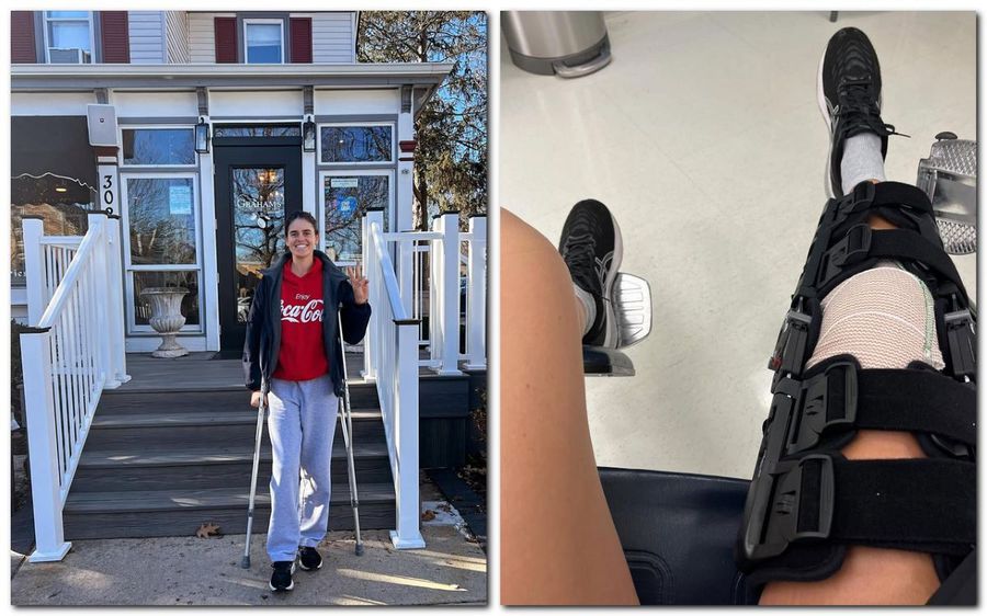 Jennifer Brady after knee surgery in 2024 Photo: Instagram 2021 Australian Open finalist returns from three-year layoff treated with cadaver cartilage