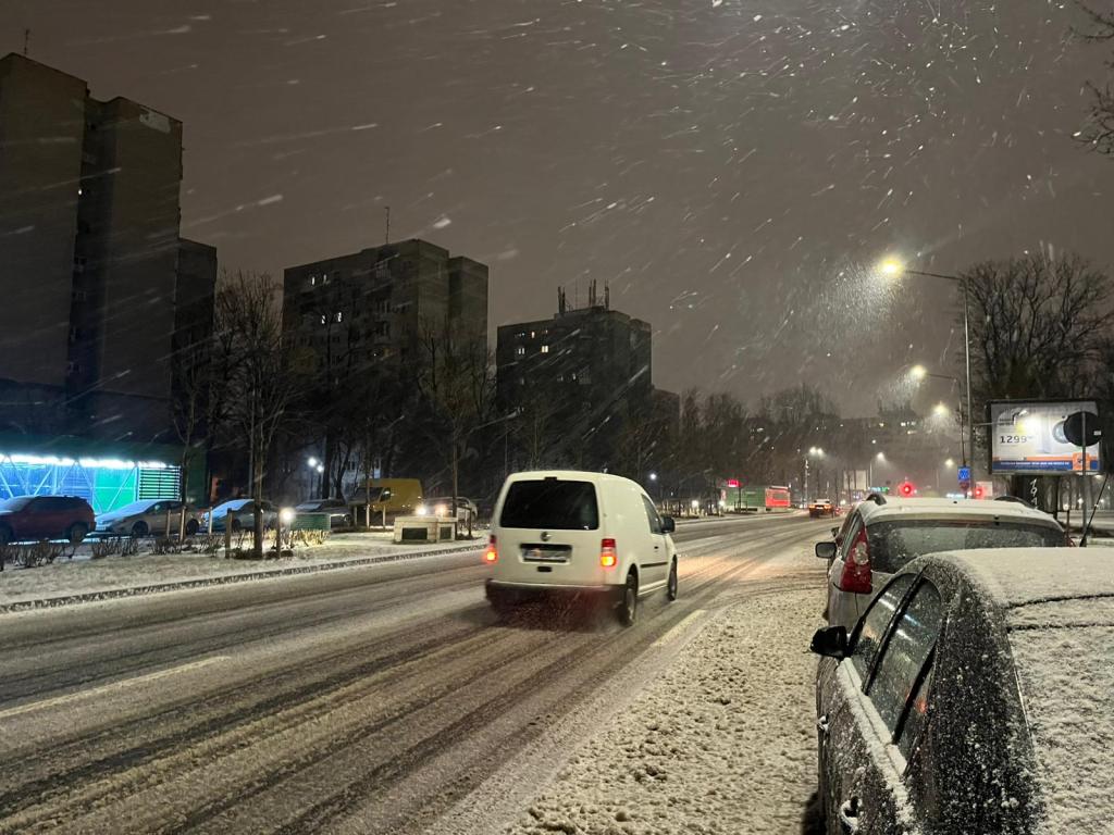 Bucharest is under an orange blizzard code until Wednesday, February 18, at 12:00 p.m. Photo: HotNews