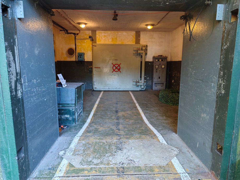 Entrance to the warehouse
