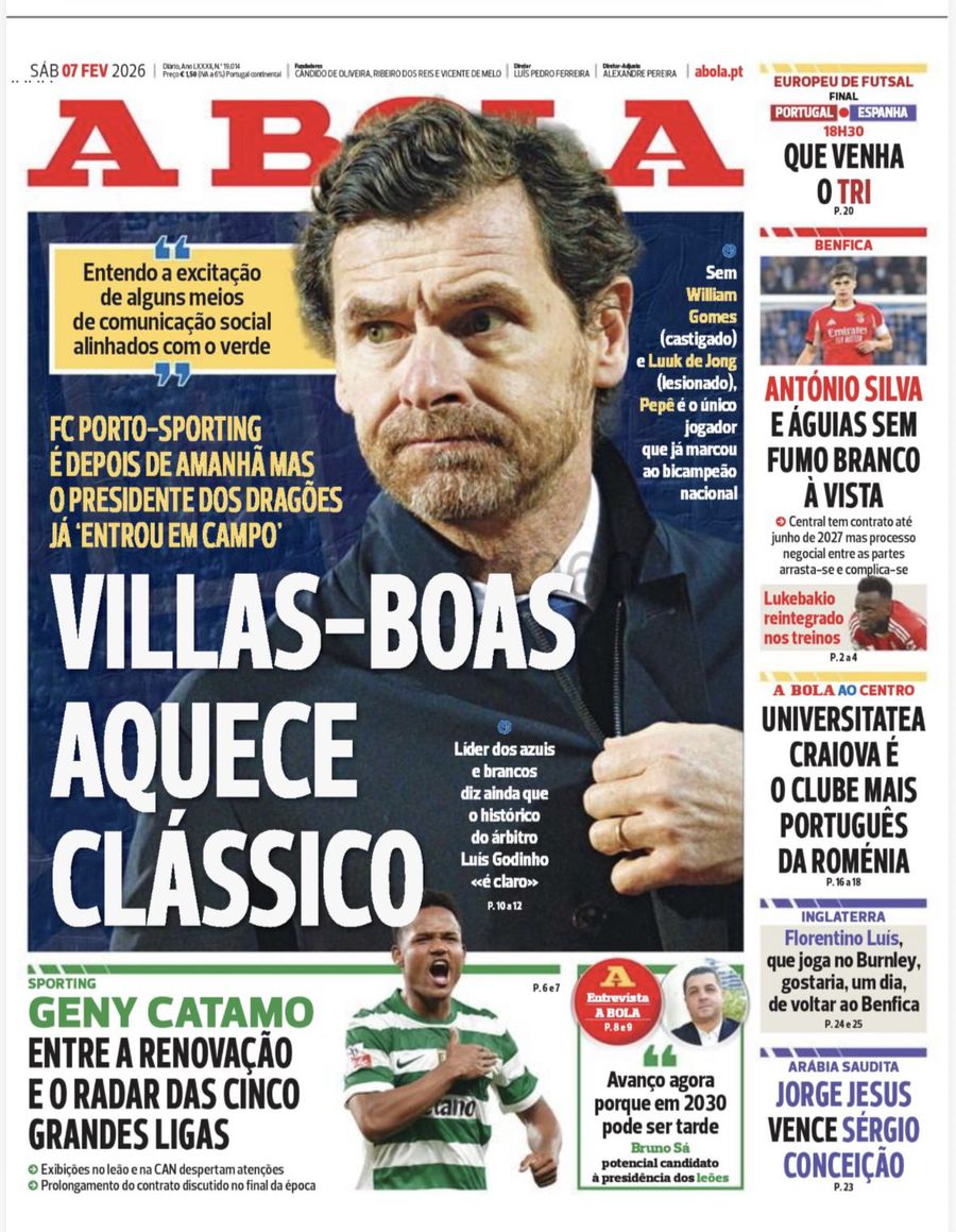 University of Craiova, dedicated material on three pages in A Bola: