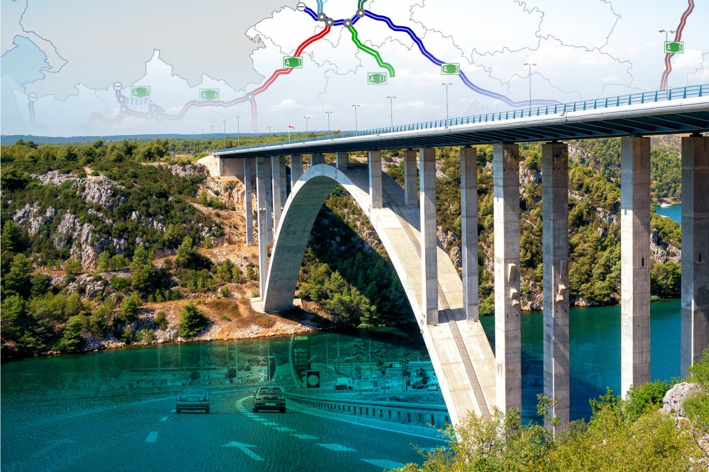 Highways in Croatia / Collage: Ion Mateș / HotNews