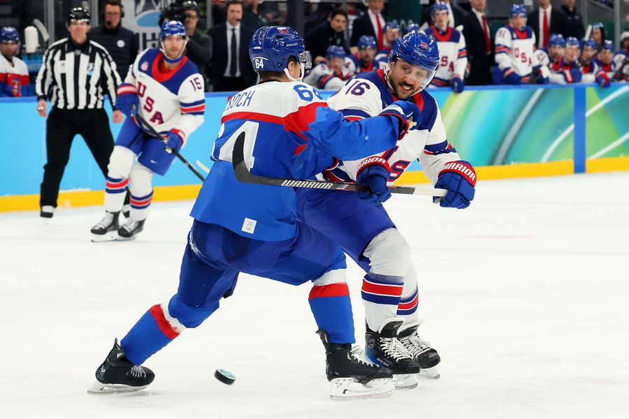 USA-Slovakia semifinal duel in the 2026 Olympic tournament Photo: Guliver/GettyImages The USA team won clearly, 6-2 against Slovakia, and is back in the Olympic finals, after a 16-year break!
