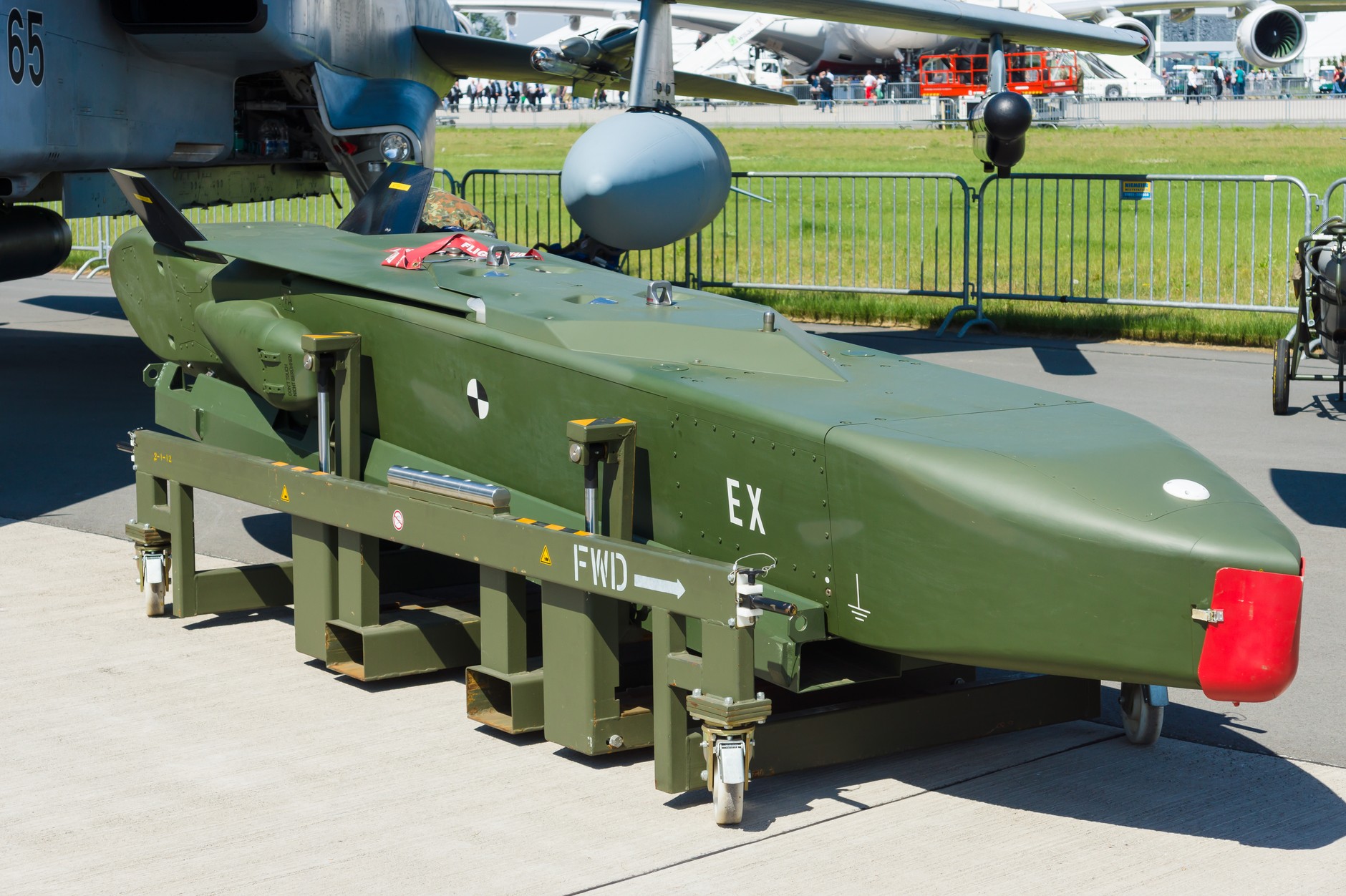 German-Swedish Taurus KEPD 350 cruise missile (stock photo)