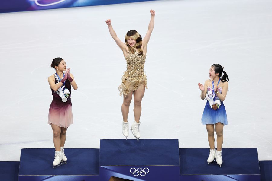 American Alysa Liu, the new Olympic women's figure skating champion