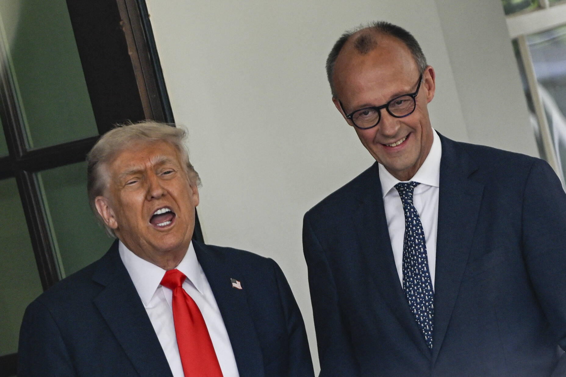 Donald Trump, President of the USA, and Friedrich Merz, Chancellor of Germany. Washington, June 5, 2025