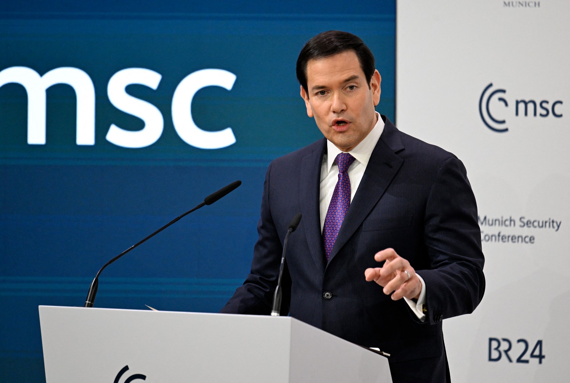 US Secretary of State Marco Rubio in Munich, February 14, 2026. 