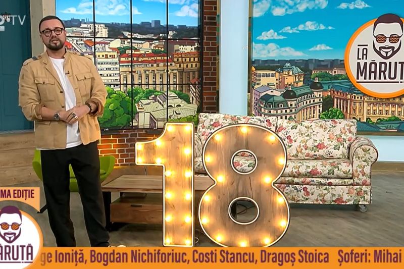 Photo posted by Cătălin Măruță, a few days after he ended his last show for ProTV in tears: