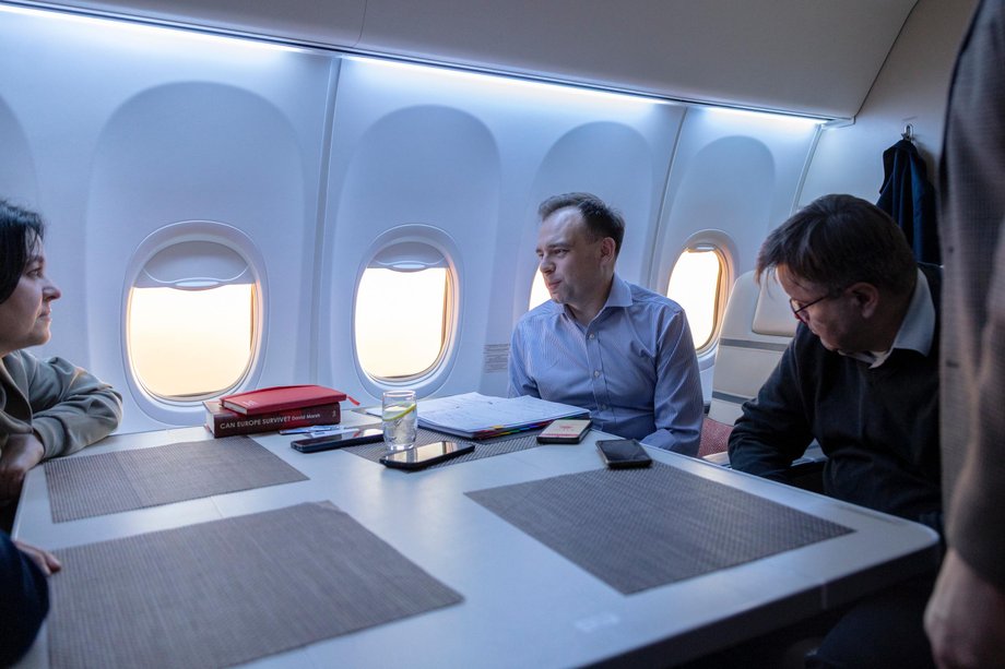 Andrzej Domański on his way to Riyadh
