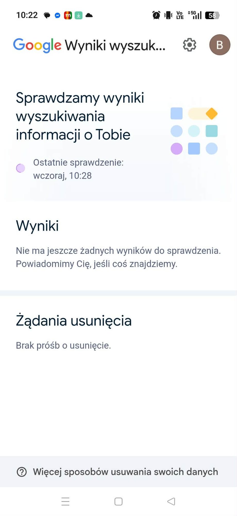 Deleting data on Google