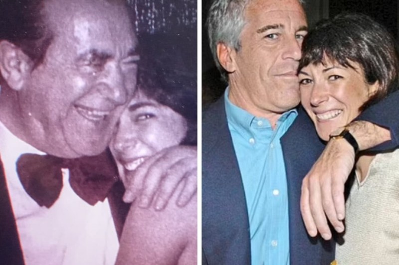 Ghislaine with her father (left) and her partner, Jeffrey Epstein (right). This photo says more than meets the eye. It talks about how relationship patterns learned in childhood can influence choices later – including how we recognize or tolerate power imbalances. SOURCE: Netflix photo capture