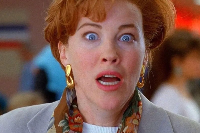 What is written on the death certificate of actress Catherine O'Hara, famous for playing Kevin's mother in the movie