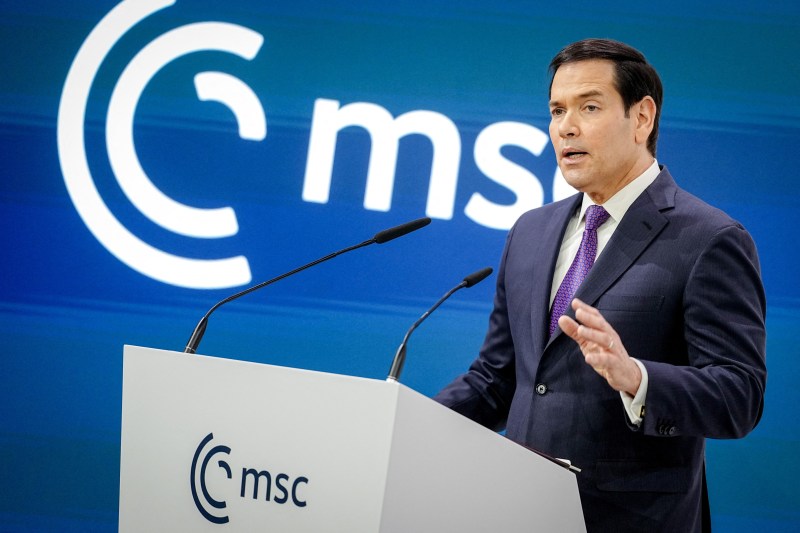 LIVE VIDEO Marco Rubio, historic speech in Munich: