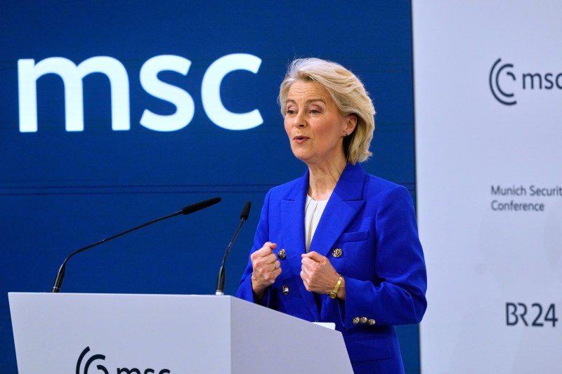 Ursula Von der Leyen calls for a 