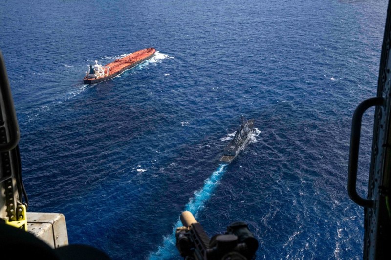 VIDEO The US captured another oil tanker in the Indian Ocean. Hegseth: 