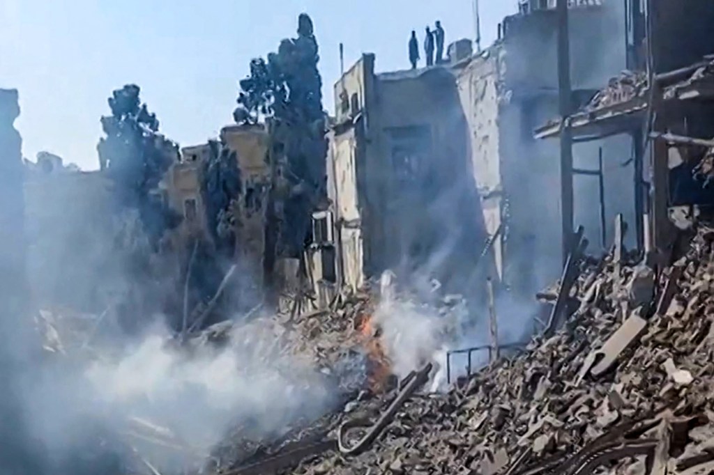 The aftermath of the attack on Tehran Photo: Profimedia