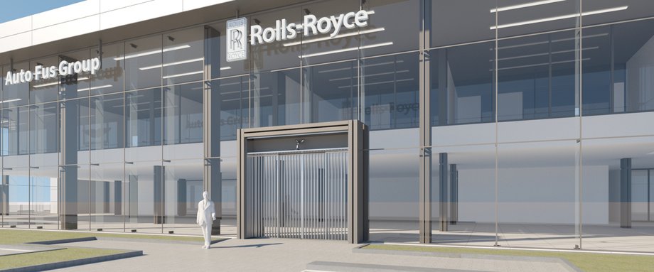 Visualization of a showroom in Warsaw