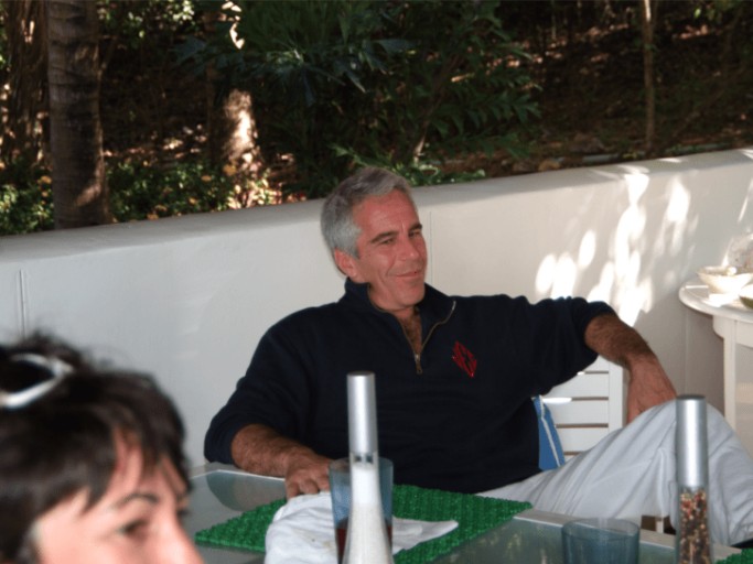 Jeffrey Epstein in a photo from the files of the US Department of Justice