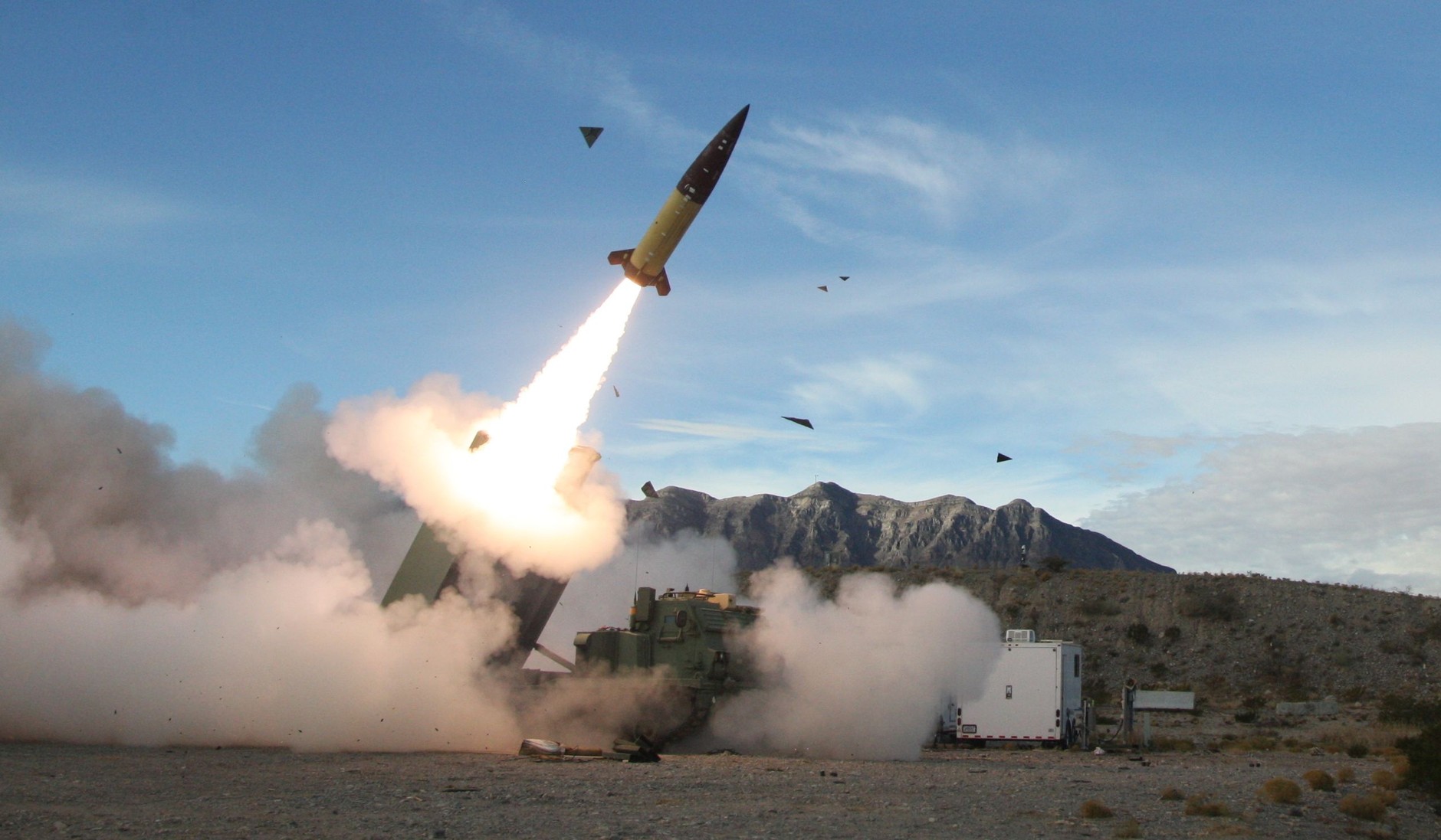 MGM-140 ATACMS missile in action