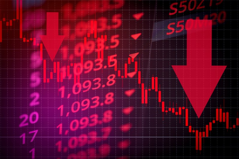 Stock market decline. Illustrative photo / Engdao Wichitpunya | Dreamstime.com