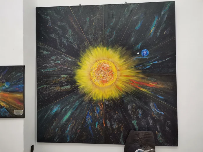 A similar painting was sold at a charity auction PHOTO: A. Mitran