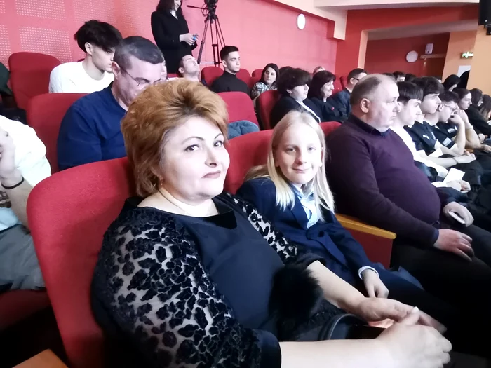Eduard Ștefan with teacher Mihaela Ruță PHOTO: Alina Mitran